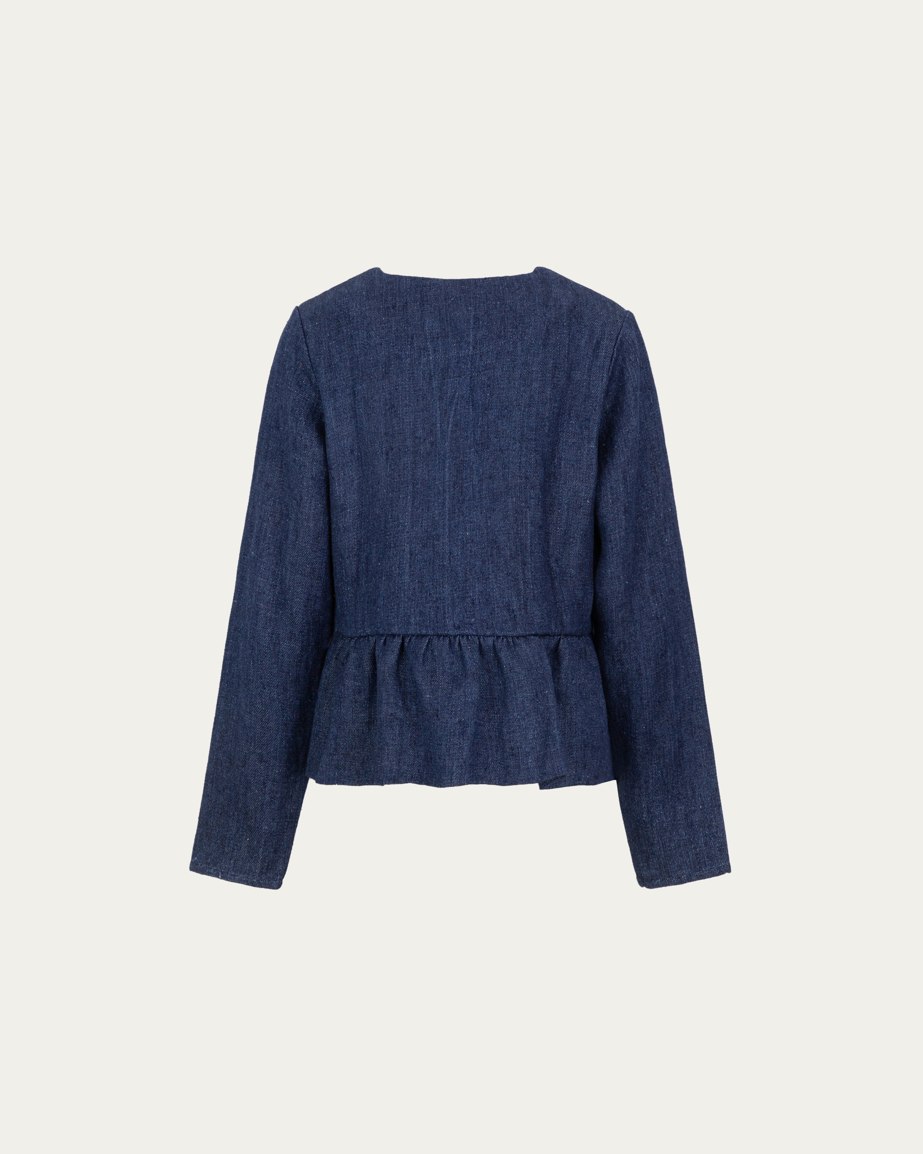 Denim Atelier Peplum Jacket