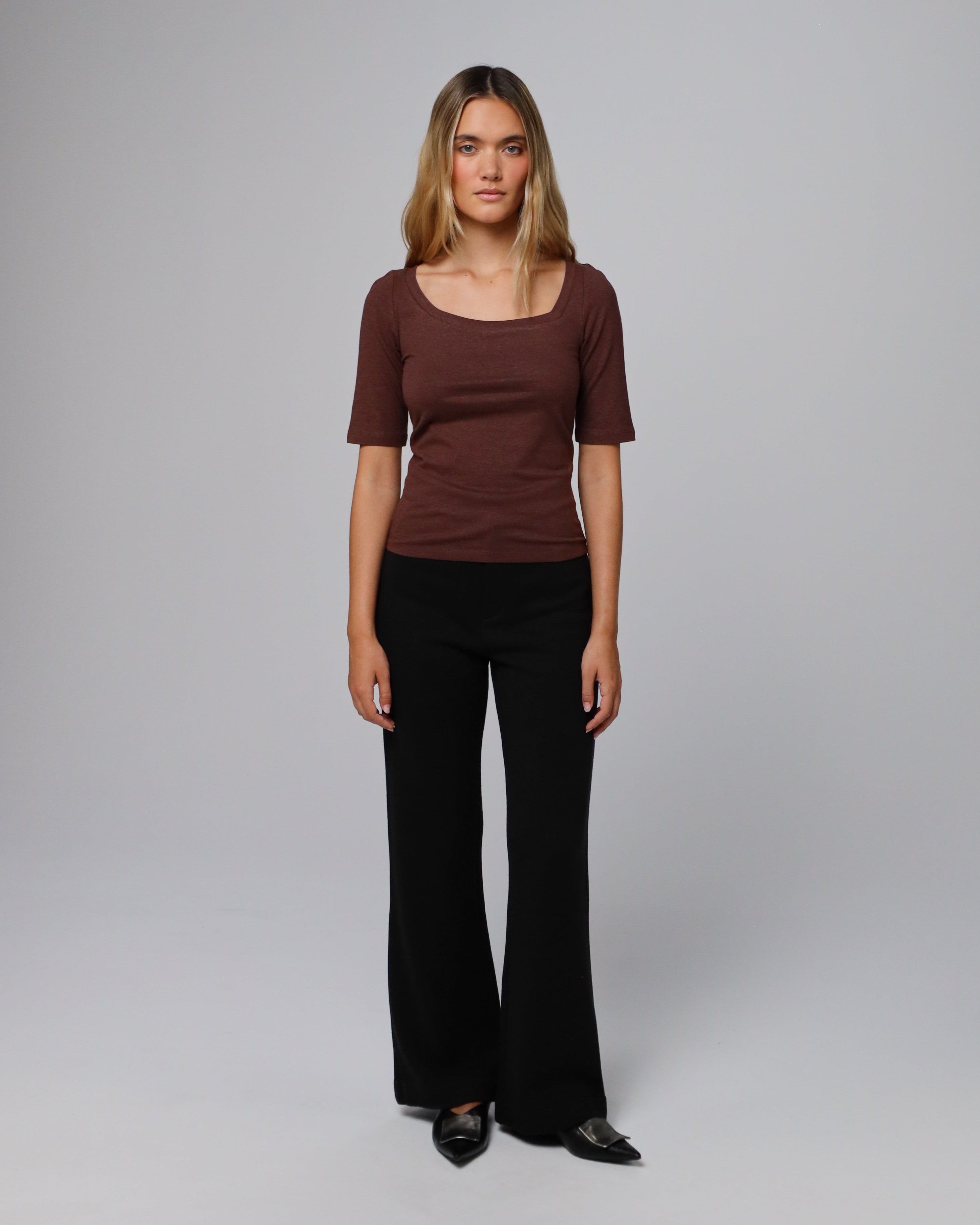Hemp Essentials Asymmetrical Neckline Tee