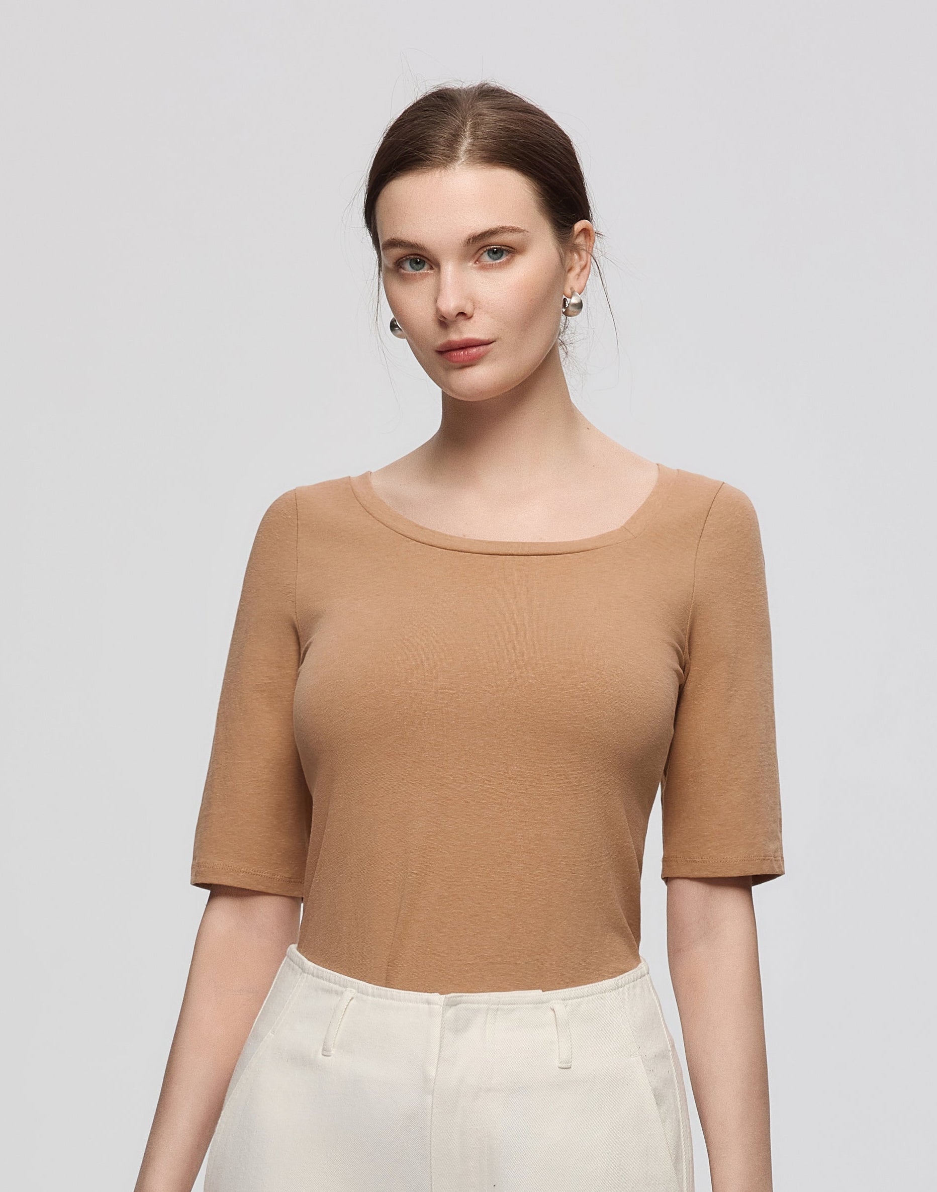 Hemp Essentials Asymmetrical Neckline Tee