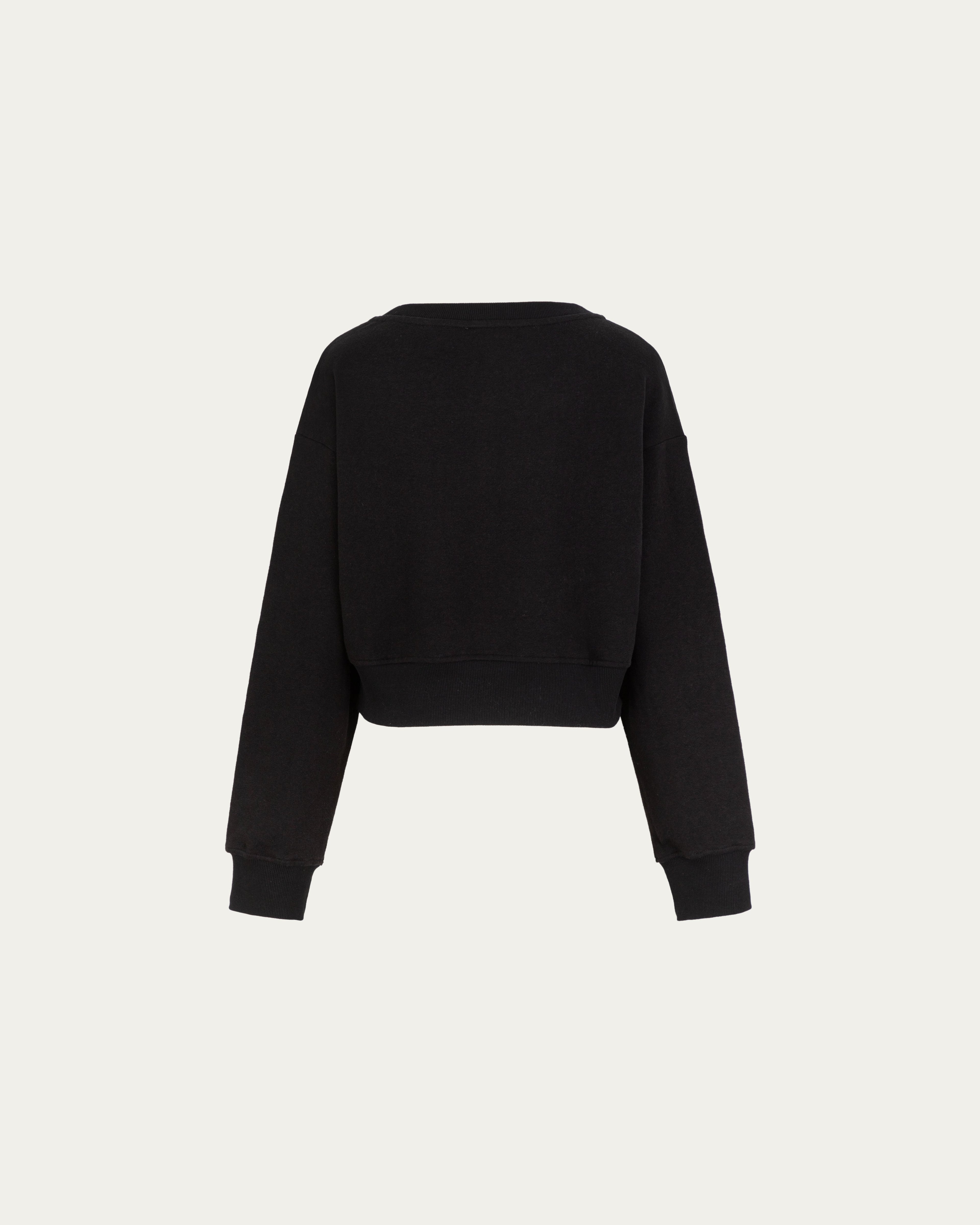Hemp Essentials Fleece Cropped Sweater