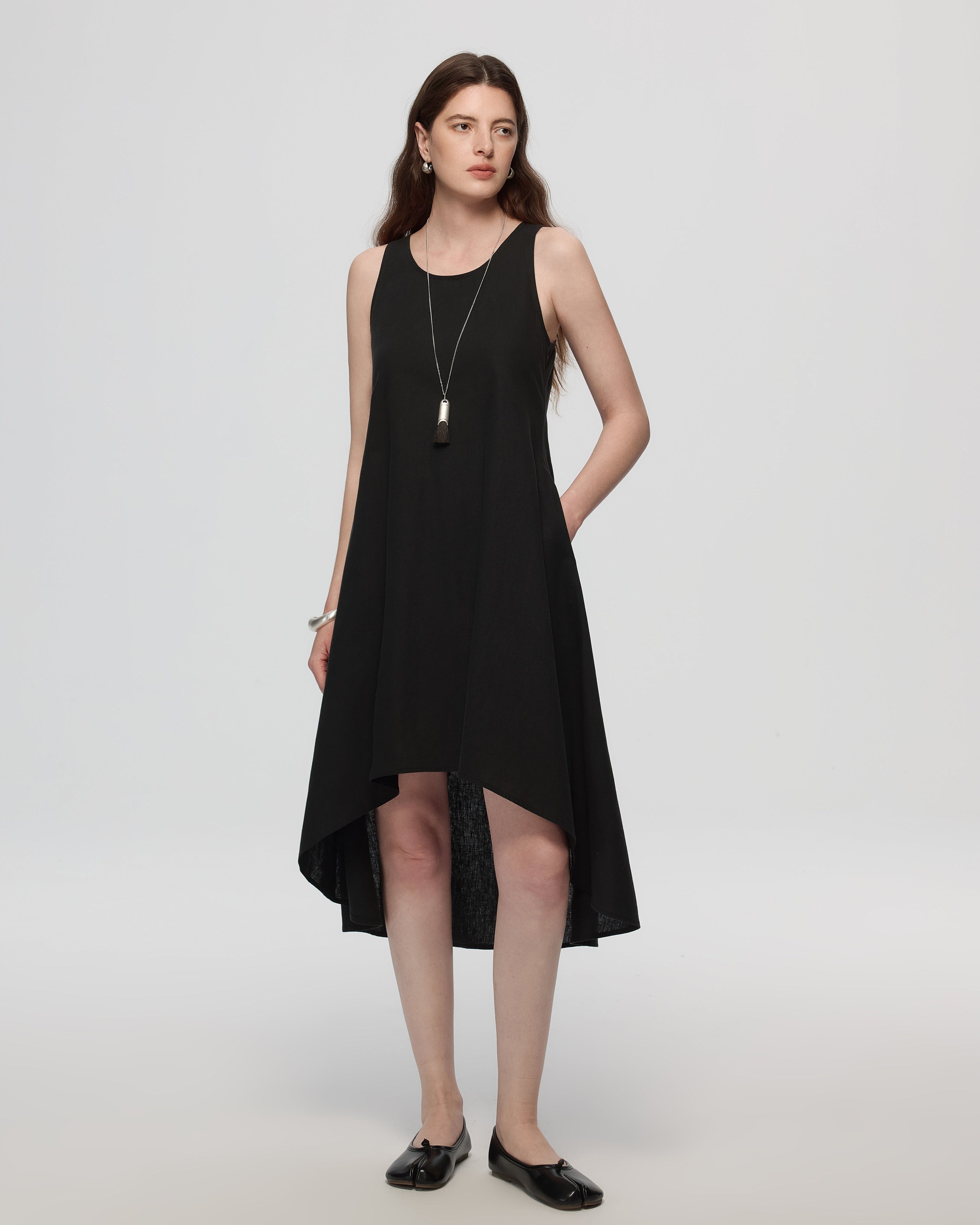 Juana Hemp High Low Dress