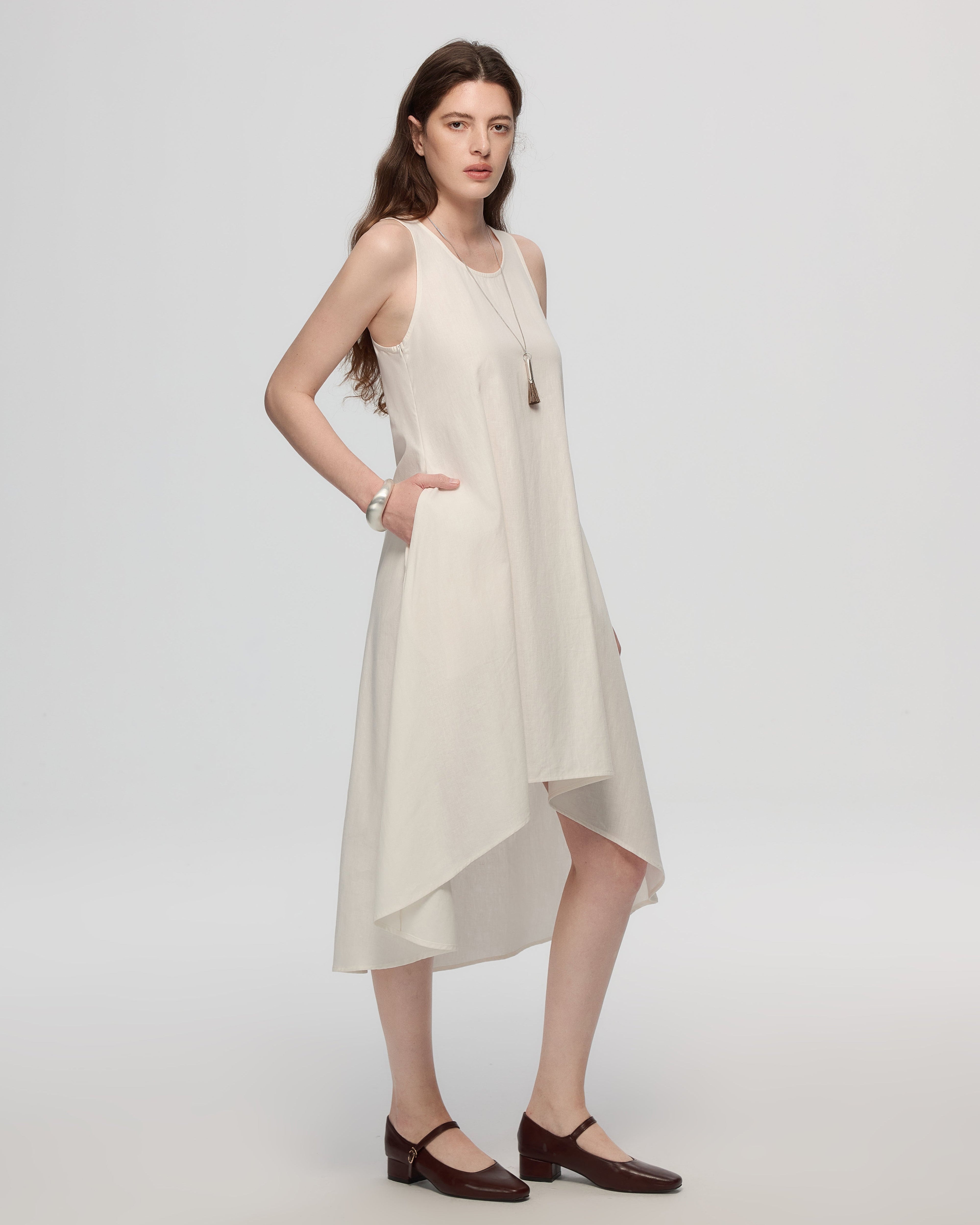 Juana Hemp High Low Dress