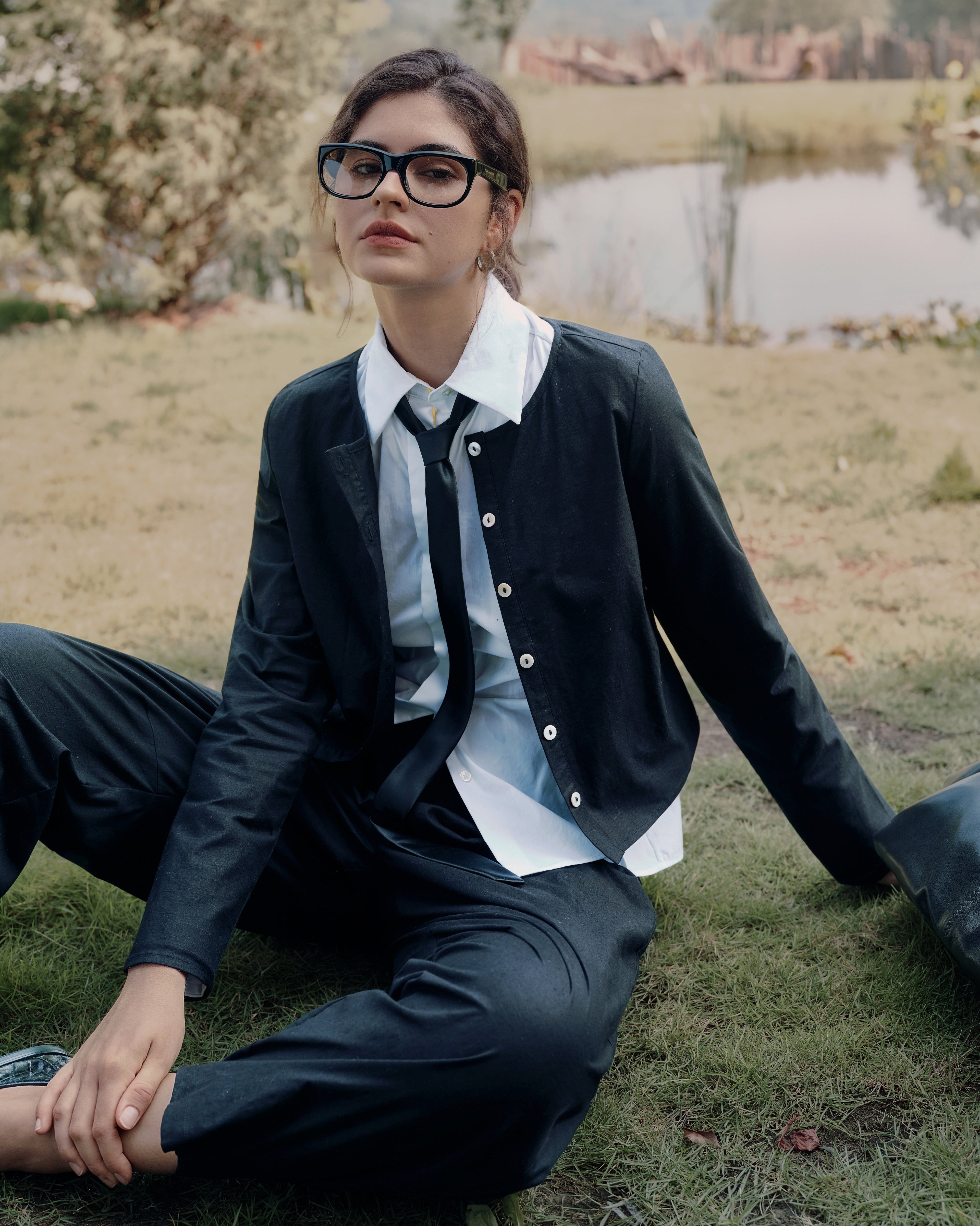 Aella Mid Rise Relaxed Pants