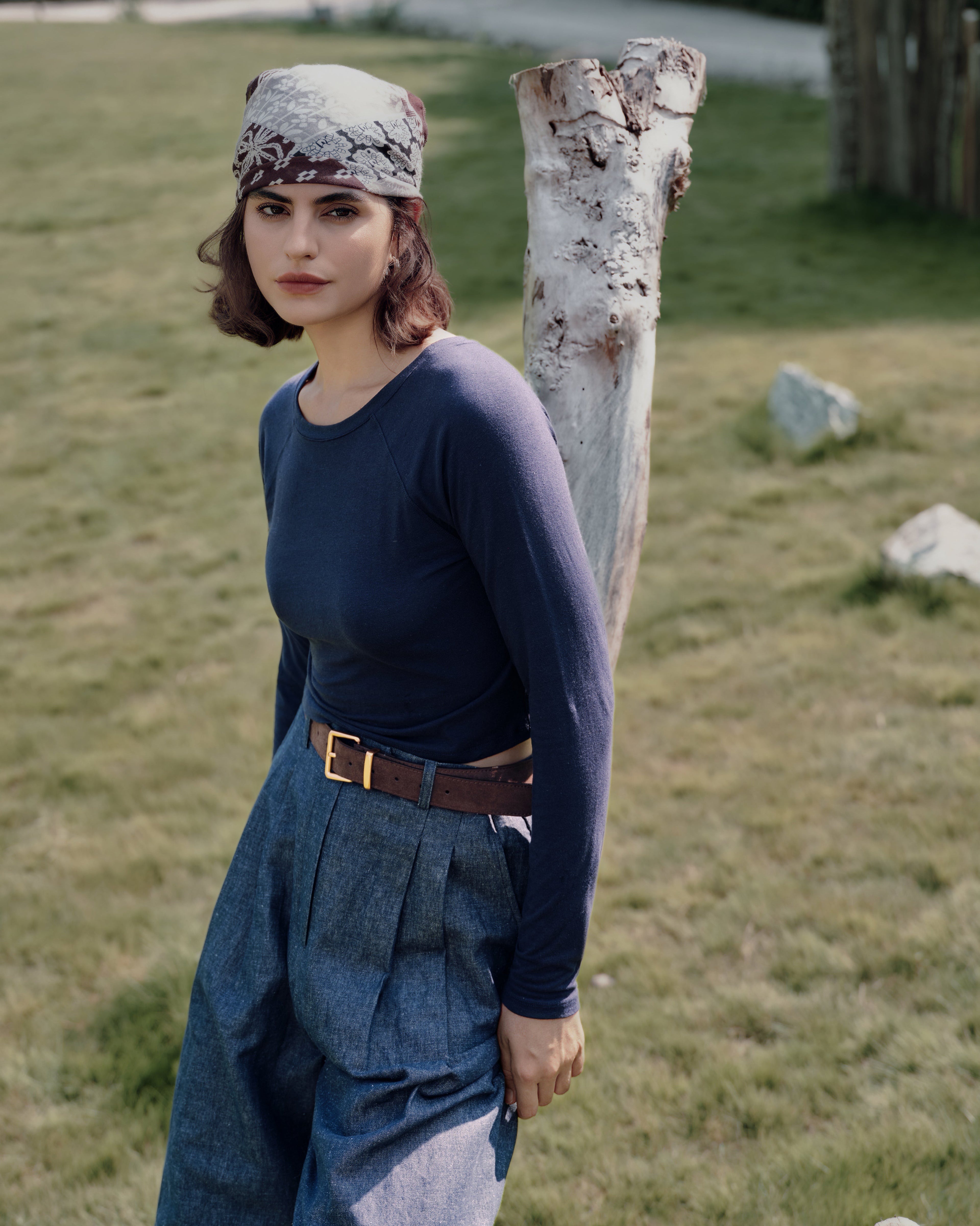 Hemp Essentials Cropped Raglan Tee