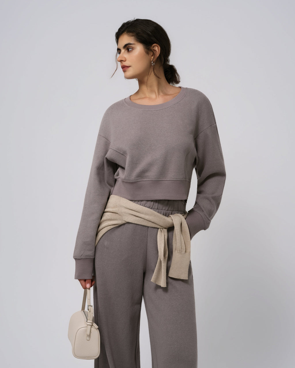 Hemp Essentials Fleece Cropped Sweater