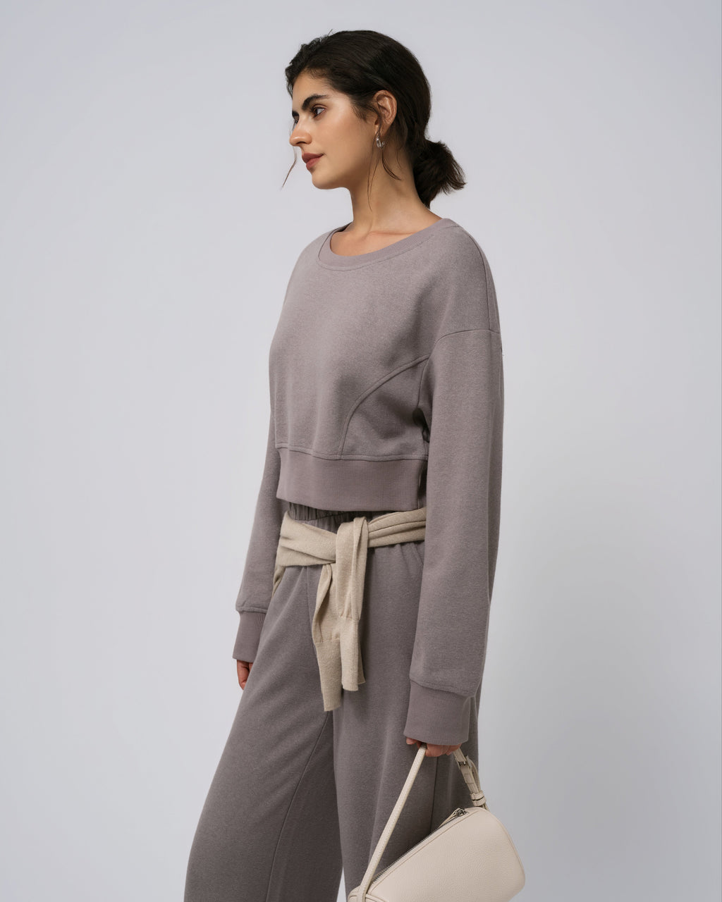 Hemp Essentials Fleece Cropped Sweater